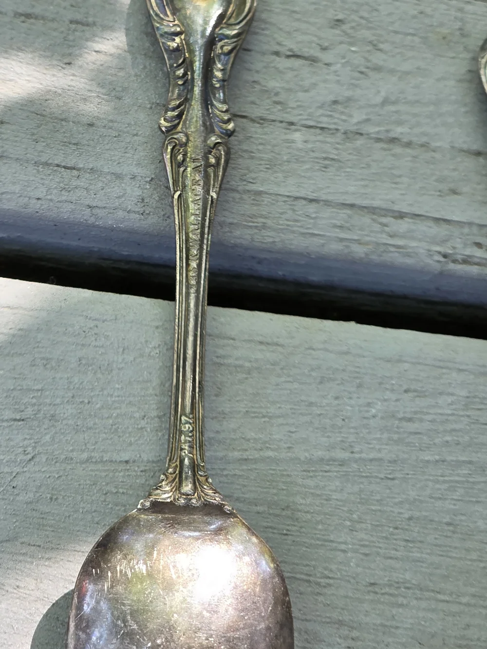 6 Antique Silver Spoons
